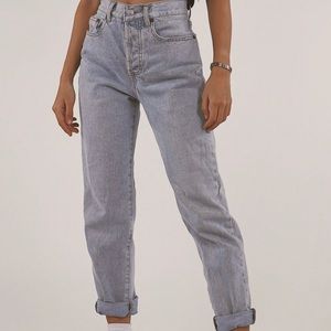 Cry Baby Hugging Mom Jeans Light Wash DISCONTINUED